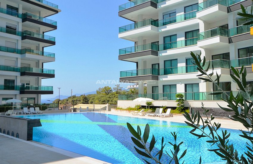 Kargıcak’ta Özel Plaja Sahip Deniz Manzaralı Daireler 8