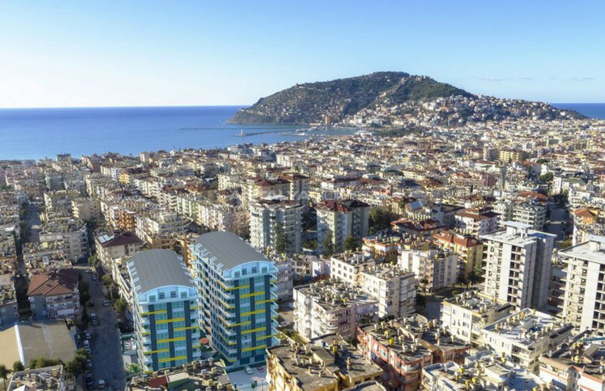 Berg Und Meerblick Wohnungen In Alanya Zentrum 13