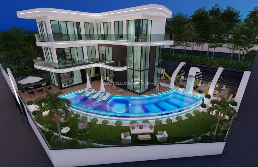 Triplex Villa Te Koop Verweven Met De Natuur In Alanya 2