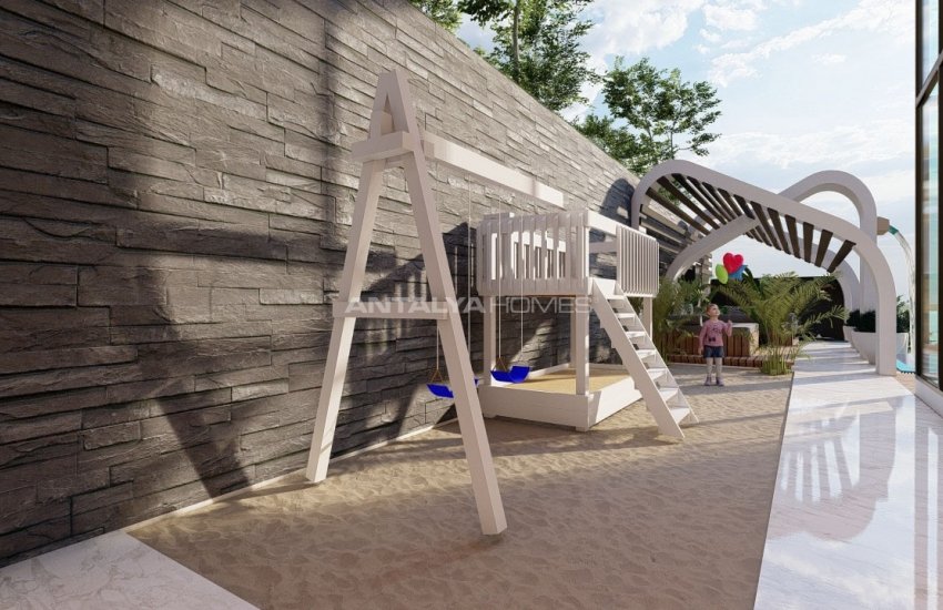 Triplex Villa Te Koop Verweven Met De Natuur In Alanya 12