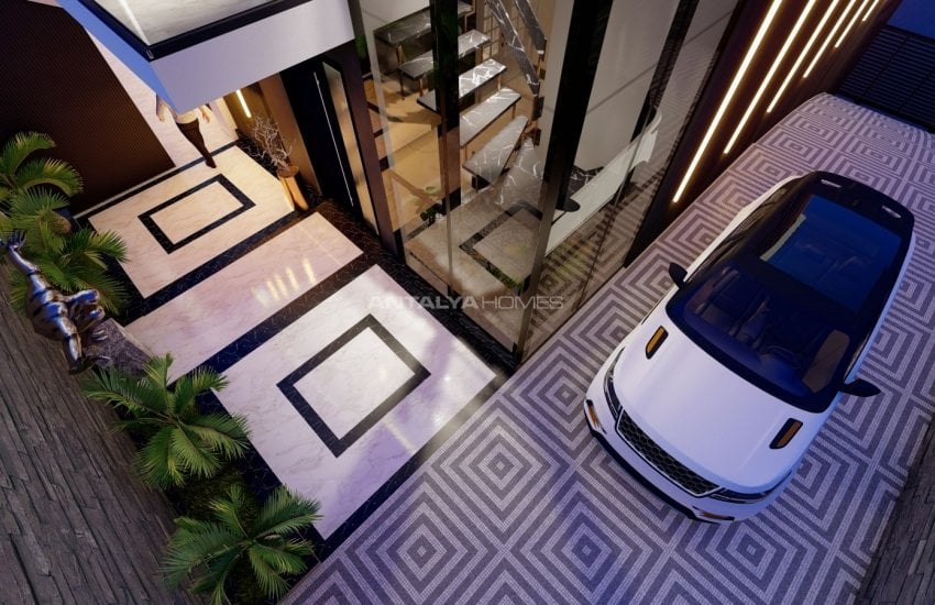 Triplex Villa Te Koop Verweven Met De Natuur In Alanya 13