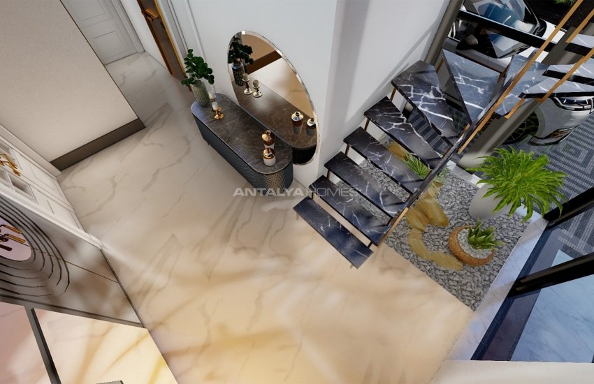 Triplex Villa Te Koop Verweven Met De Natuur In Alanya 14