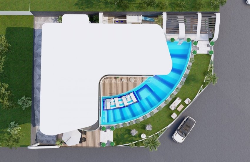 Triplex Villa Te Koop Verweven Met De Natuur In Alanya 5