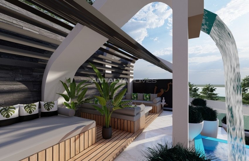 Triplex Villa Te Koop Verweven Met De Natuur In Alanya 10