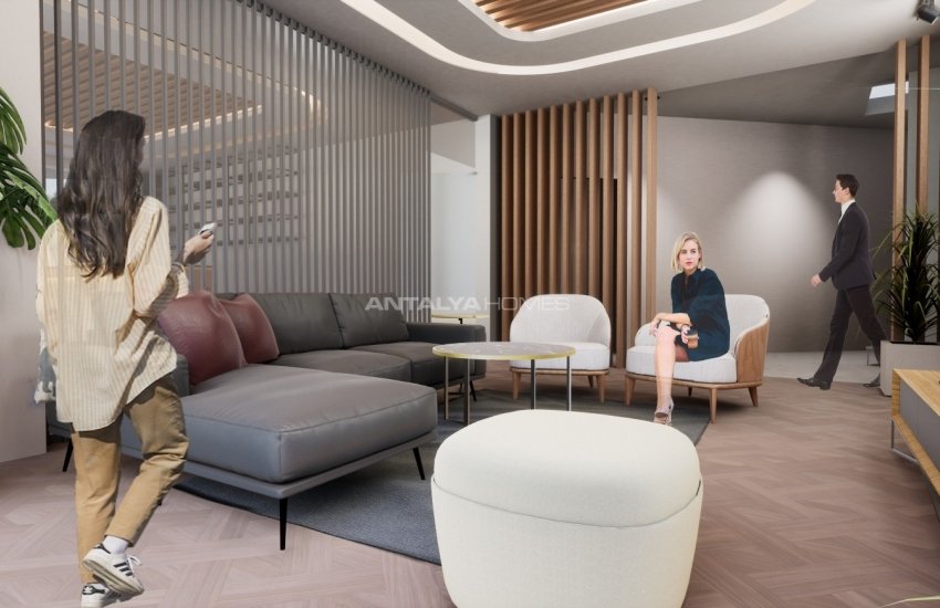 Alanya'nın Merkezinde Kleopatra Plajı'na Yakın Daireler 9