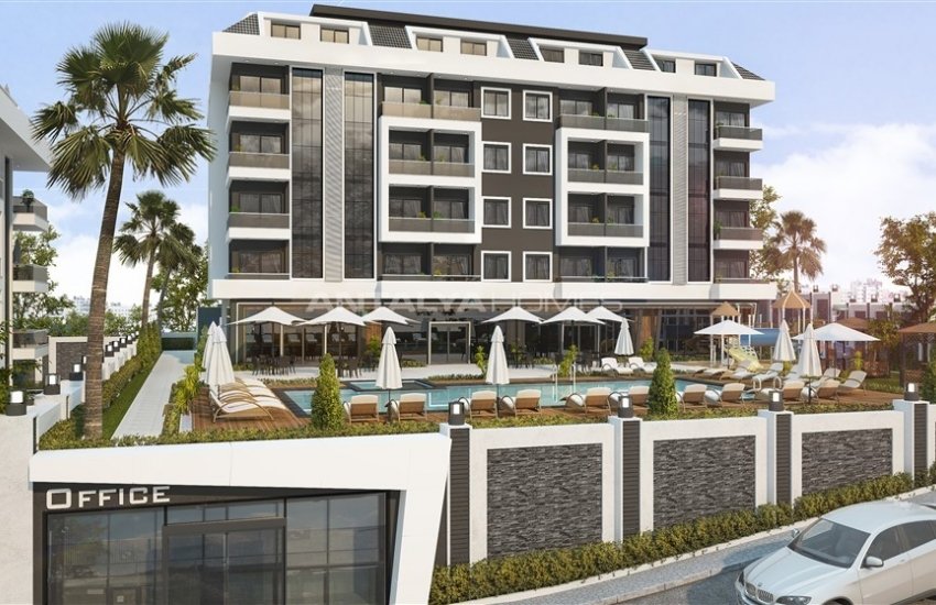 Central Apartments Intertwined with Nature in Alanya Oba 2