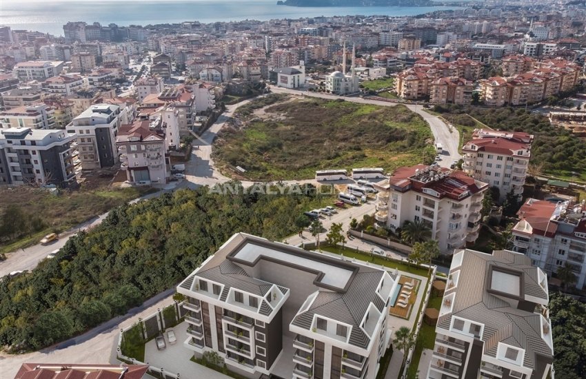 Central Apartments Intertwined with Nature in Alanya Oba 5