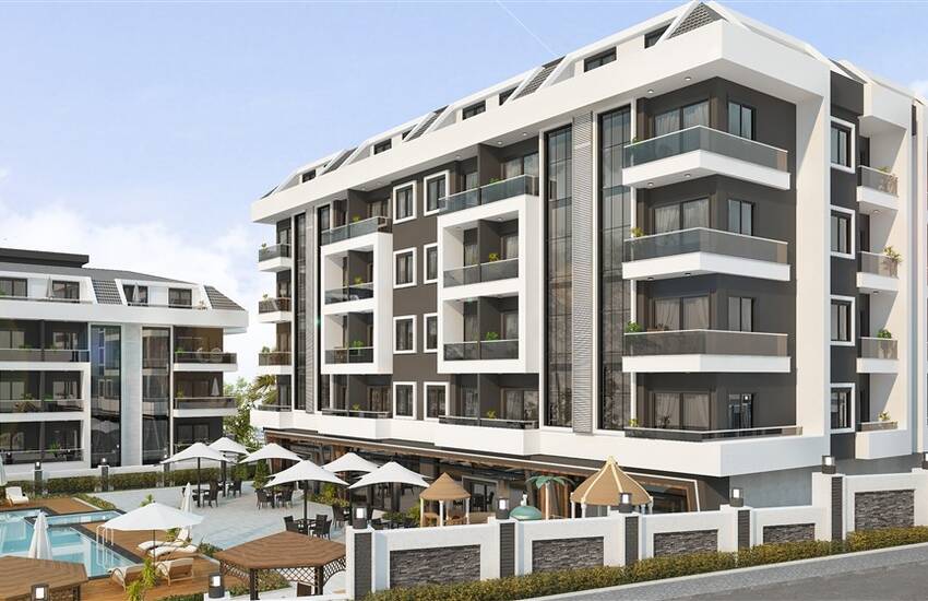 Central Apartments Intertwined with Nature in Alanya Oba