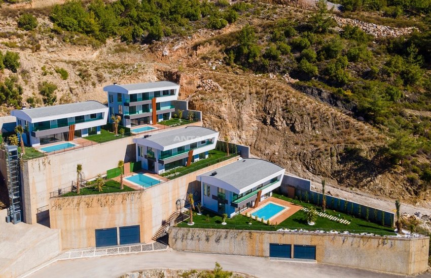 Cozy Detached Villas with Castle and Sea Views in Alanya 13