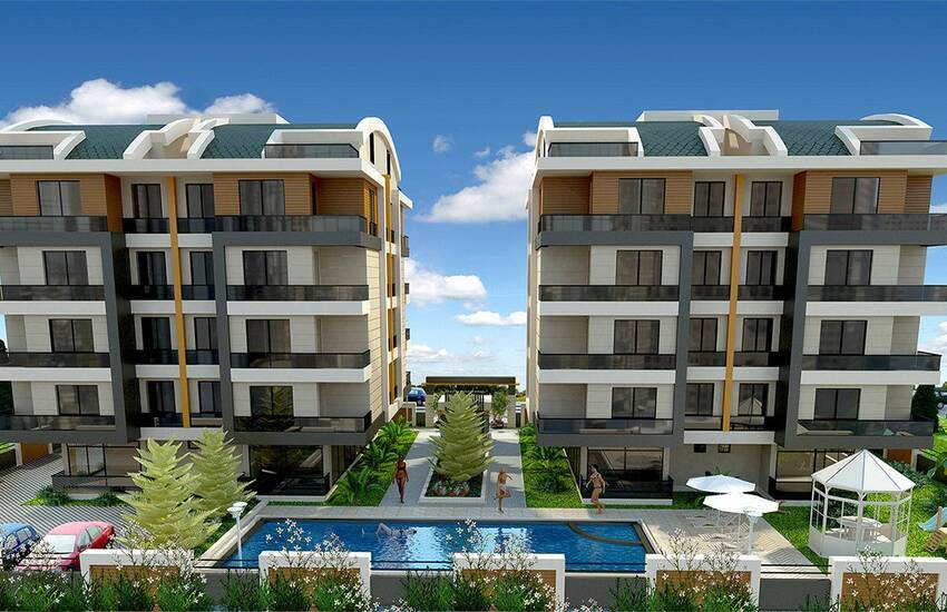 Quality Antalya Apartments in the Modern Complex with Pool