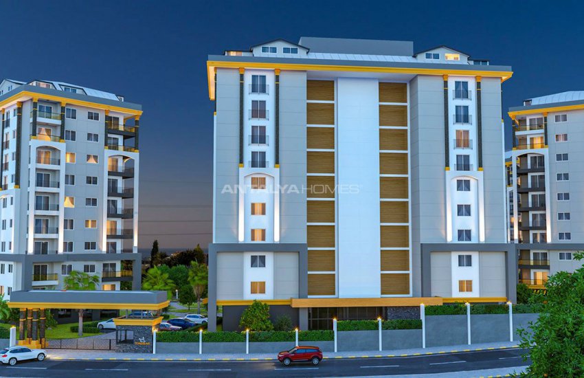 Квартиры в Алании Авсаллар в Комплексе с Концепцией Отеля 5 Звезд 12