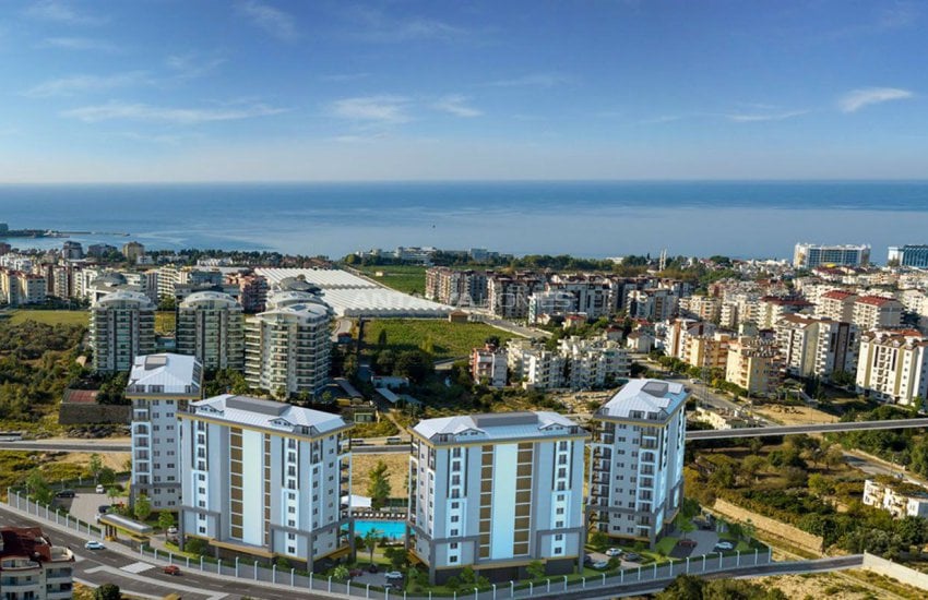 Квартиры в Алании Авсаллар в Комплексе с Концепцией Отеля 5 Звезд 13