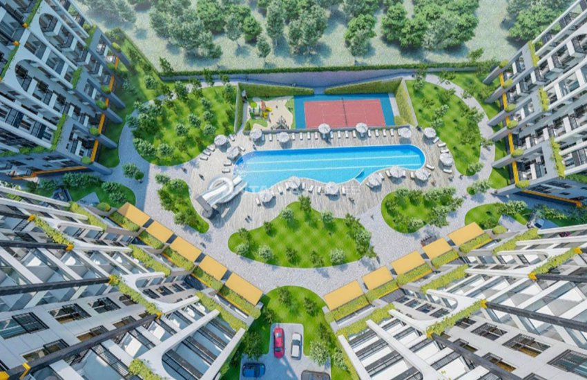 Квартиры в Алании Авсаллар в Комплексе с Концепцией Отеля 5 Звезд 4