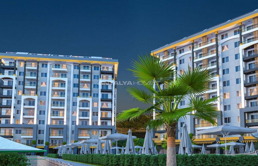 Квартиры в Алании Авсаллар в Комплексе с Концепцией Отеля 5 Звезд 6