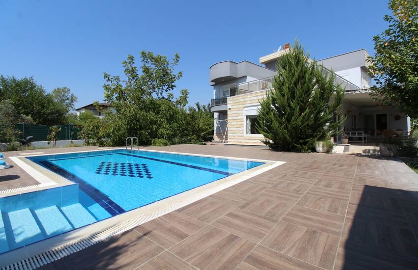 3+1 Private Villa Mit Pool In Duacı Dorf Von Kepez