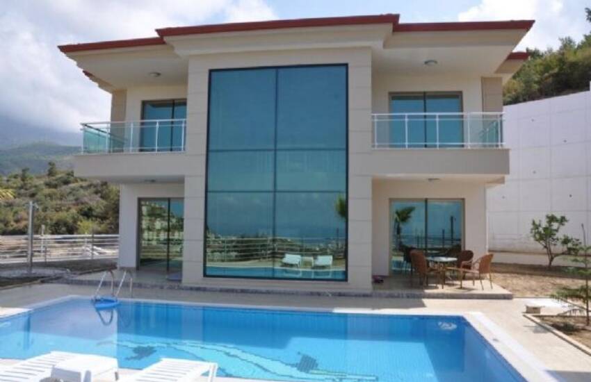 Türkiye, Alanya'da Satılık Deniz Manzaralı Villa 1