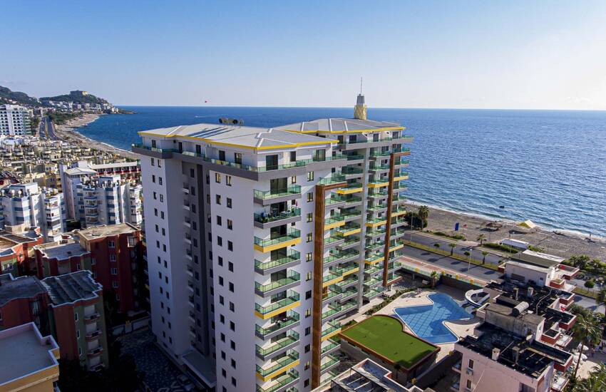 Brand New Luxury Flats at the First Sea Line in Alanya