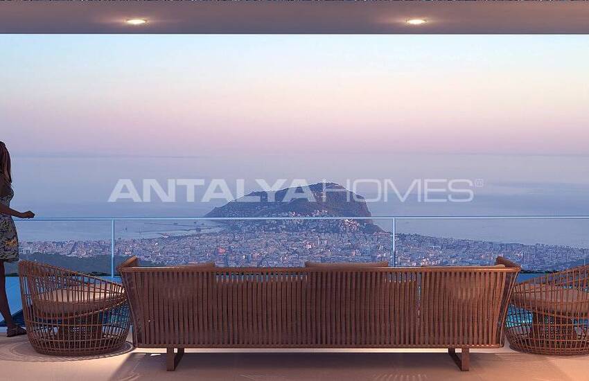 Zee- En Natuurzicht Vrijstaande Villa's In Alanya Tepe 22