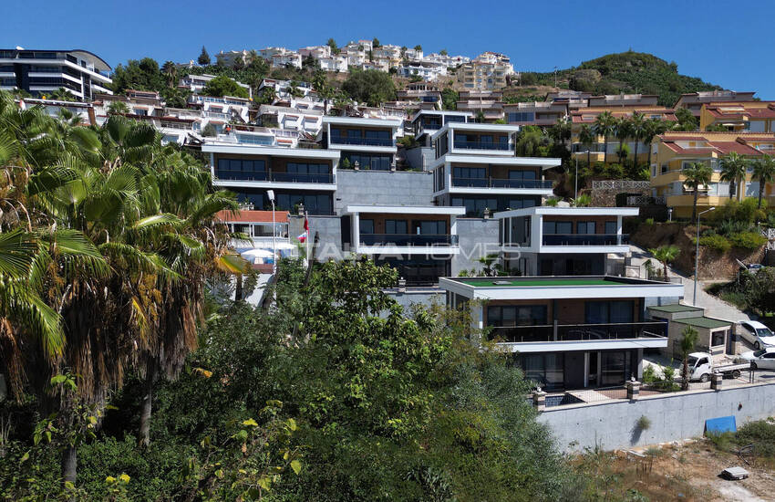 Отличные отдельные виллы с видом на море в Каргыджаке, Алания 5