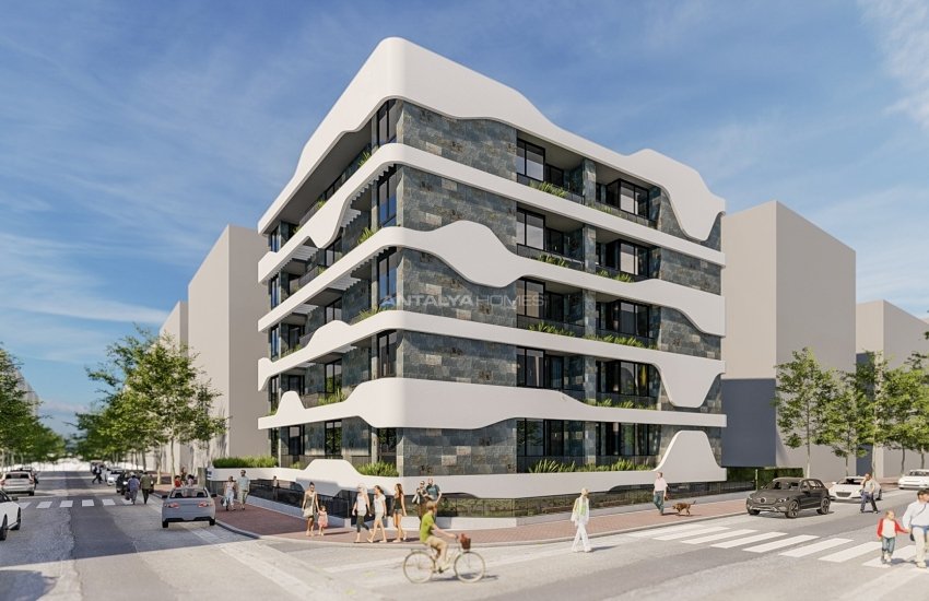 Alanya Merkezde Denize 250 Mt Uzaklıkta Sıfır Daireler 3