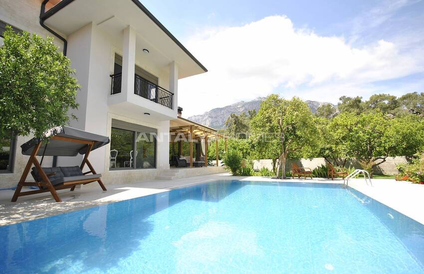 Villa Individuelle De Luxe Avec Grand Jardin À Kemer Antalya 4