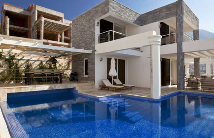 Villa for Sale with Amazing Sea and Nature Views in Kalkan 1