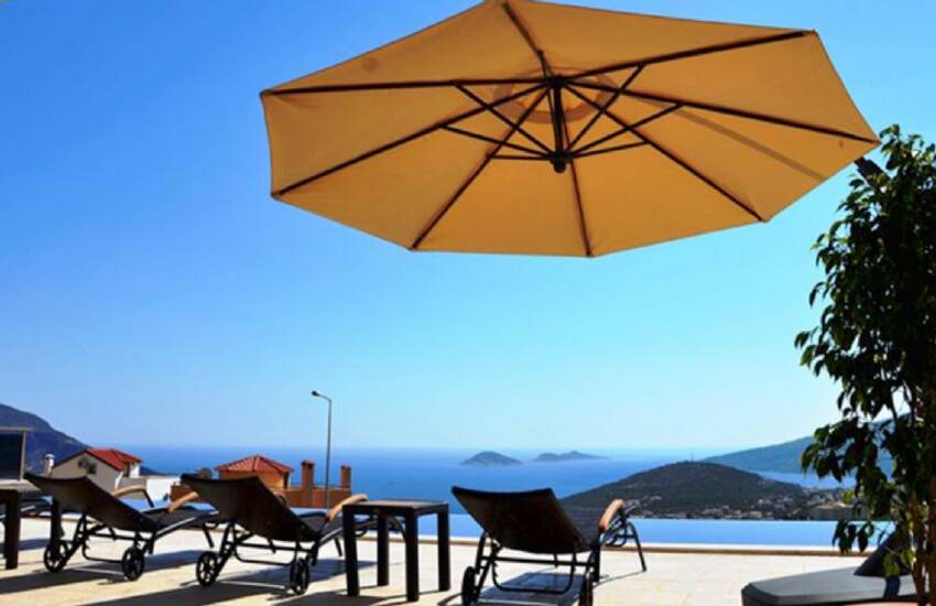 Villa with Mountain and Sea View in Kalkan 1