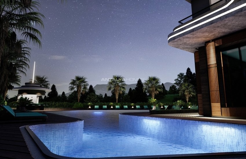 Privileged Real Estate 200 Mt to the Beach in Tosmur Alanya 18