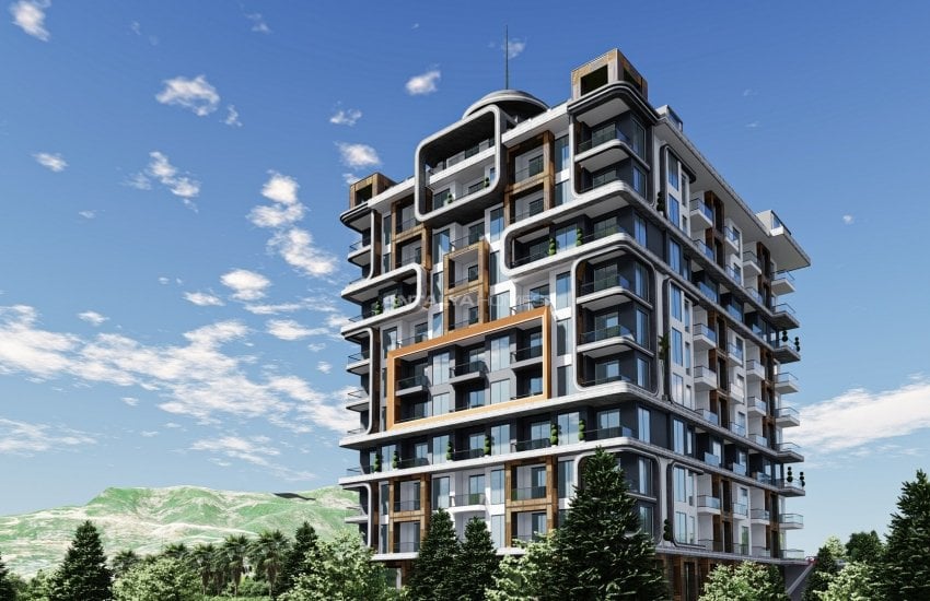 Privileged Real Estate 200 Mt to the Beach in Tosmur Alanya 3