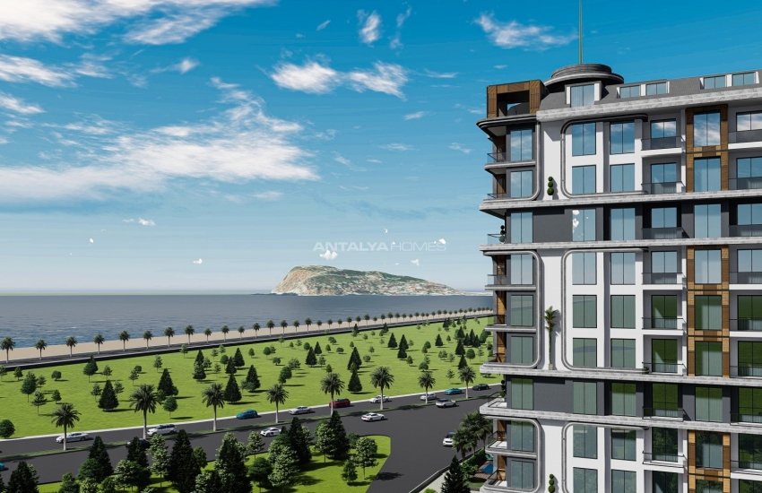 Privileged Real Estate 200 Mt to the Beach in Tosmur Alanya 4