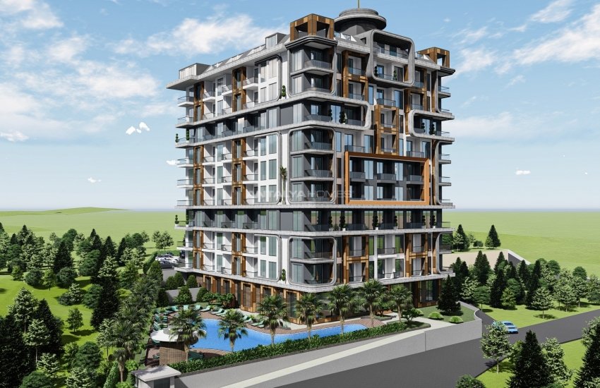 Privileged Real Estate 200 Mt to the Beach in Tosmur Alanya 5