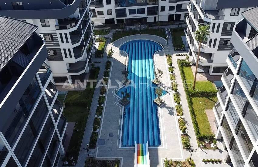 Helt Nya Alanya Lägenheter Sammanflätade Inom Naturen 2