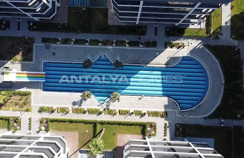 Helt Nya Alanya Lägenheter Sammanflätade Inom Naturen 1