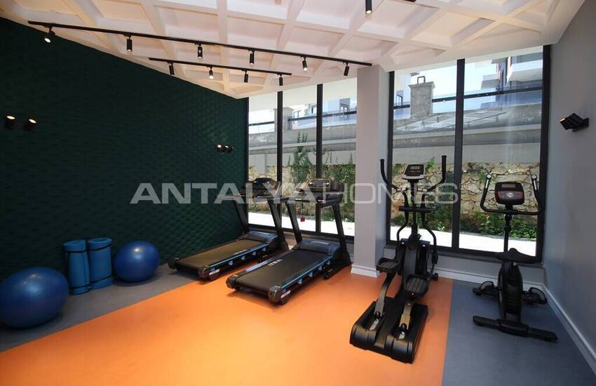 Helt Nya Alanya Lägenheter Sammanflätade Inom Naturen 11