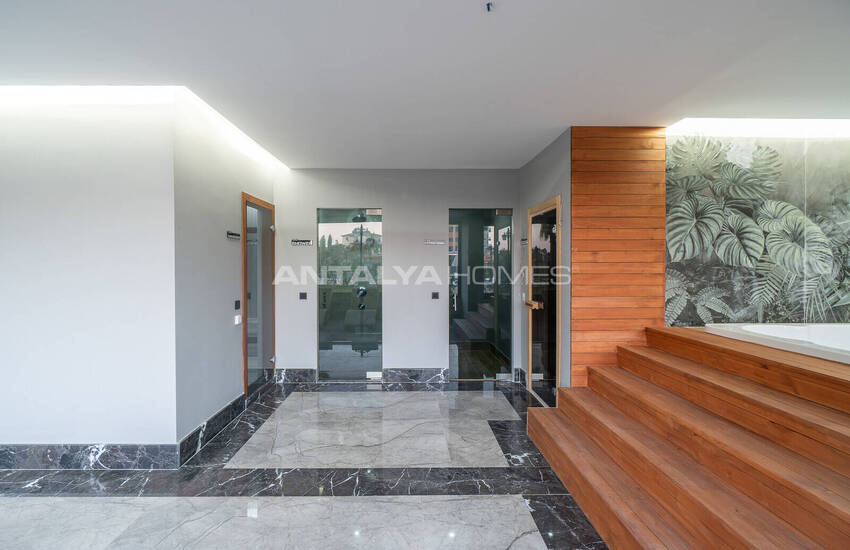 Новые Квартиры в Комплексе с Фитнесом и Сауной в Алании 17