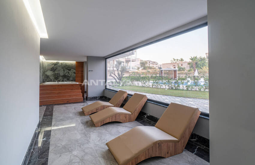 Новые Квартиры в Комплексе с Фитнесом и Сауной в Алании 2