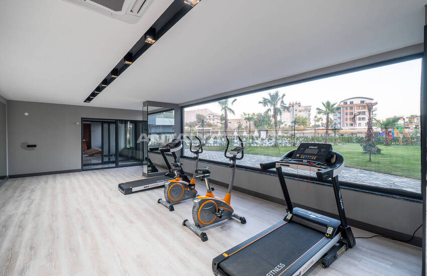 Новые Квартиры в Комплексе с Фитнесом и Сауной в Алании 13