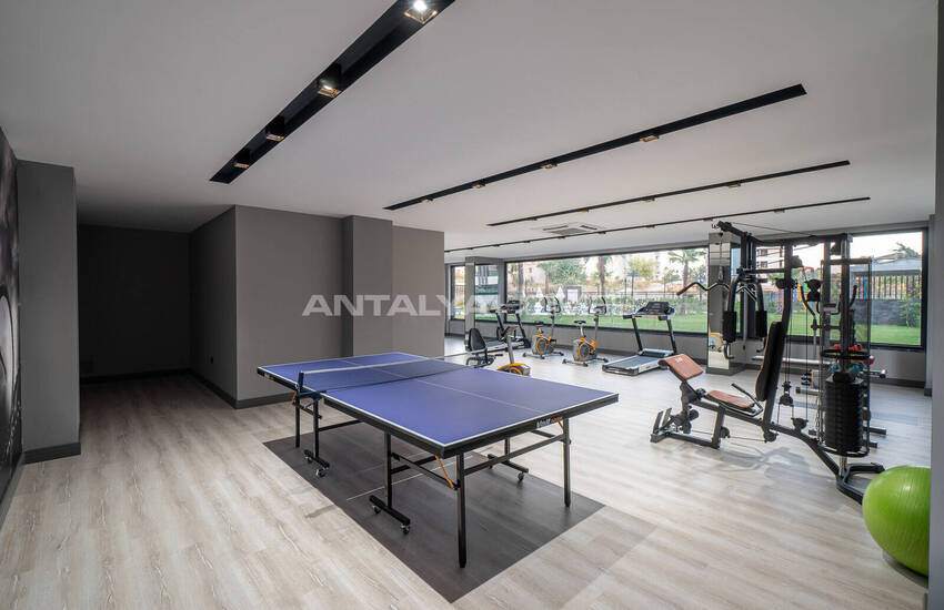 Новые Квартиры в Комплексе с Фитнесом и Сауной в Алании 12