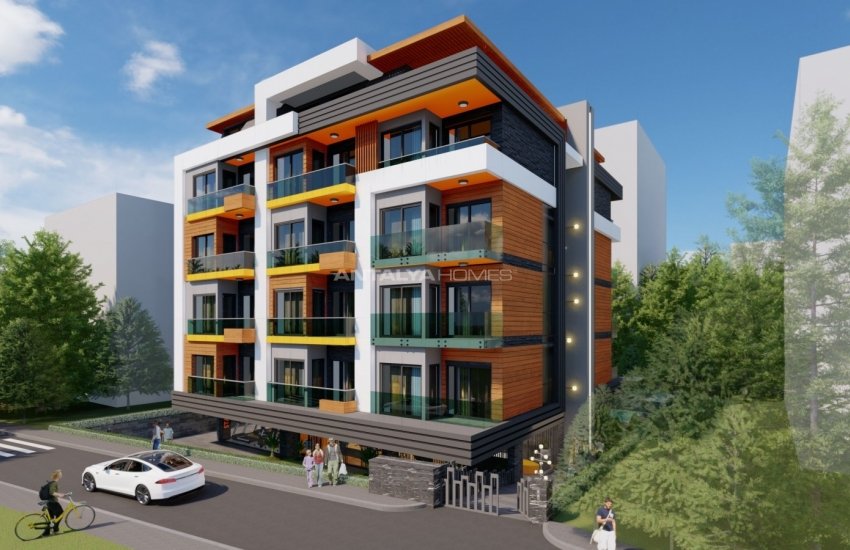 High-ceilinged Apartments Close to All Amenities in Alanya 2