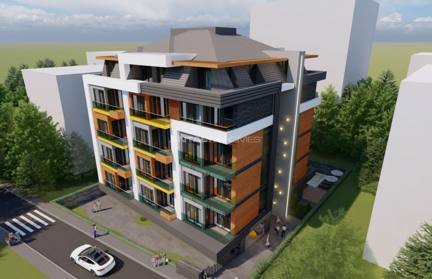 High-ceilinged Apartments Close to All Amenities in Alanya 3