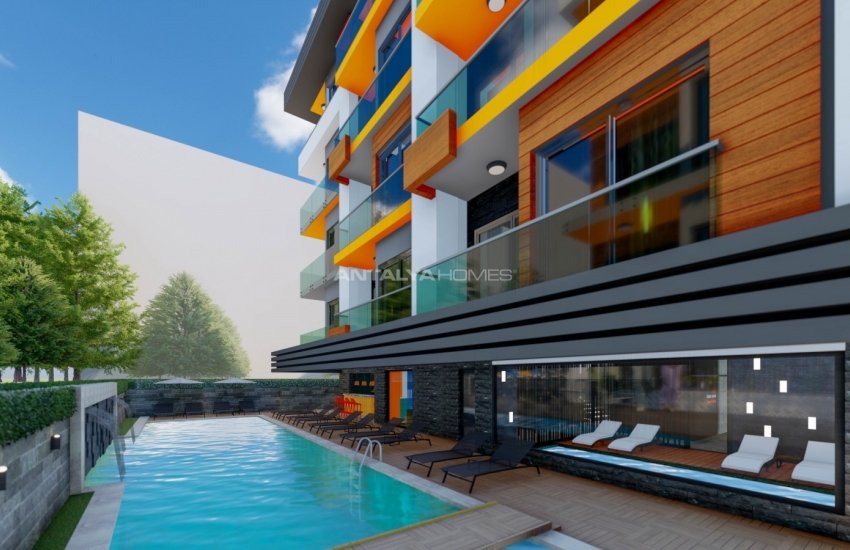 High-ceilinged Apartments Close to All Amenities in Alanya 6