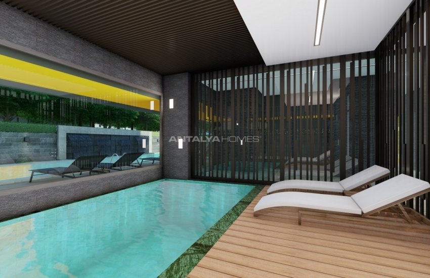 High-ceilinged Apartments Close to All Amenities in Alanya 8