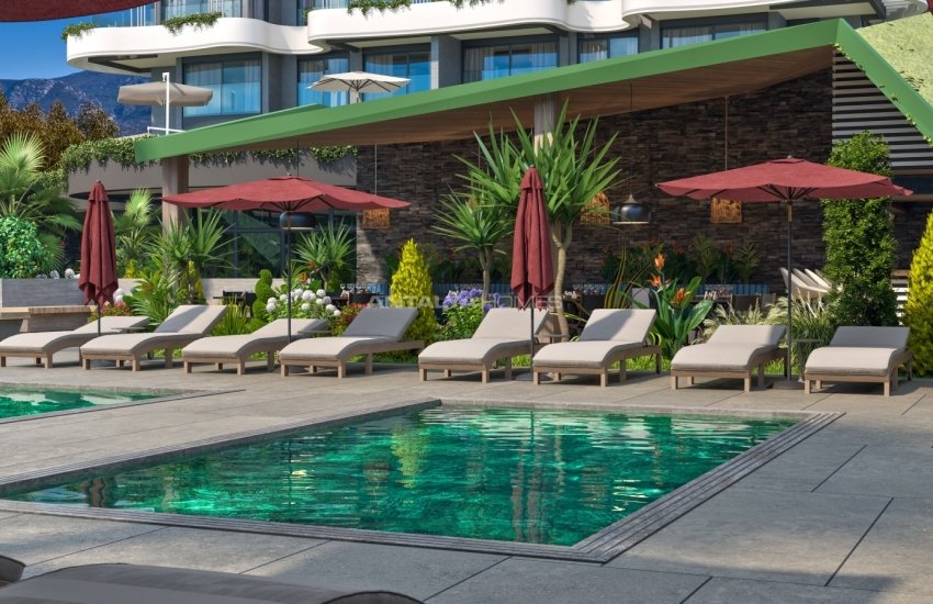 Panoramic Sea and Nature View Property in Kargıcak Alanya 11