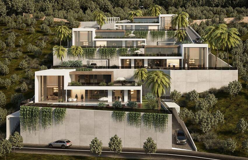 Luxurious Villas Intertwined with Nature in Alanya