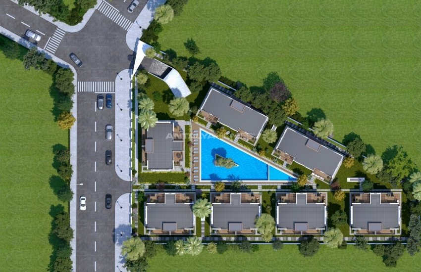 Konyaaltı Villas in Luxury Residential Complex 15