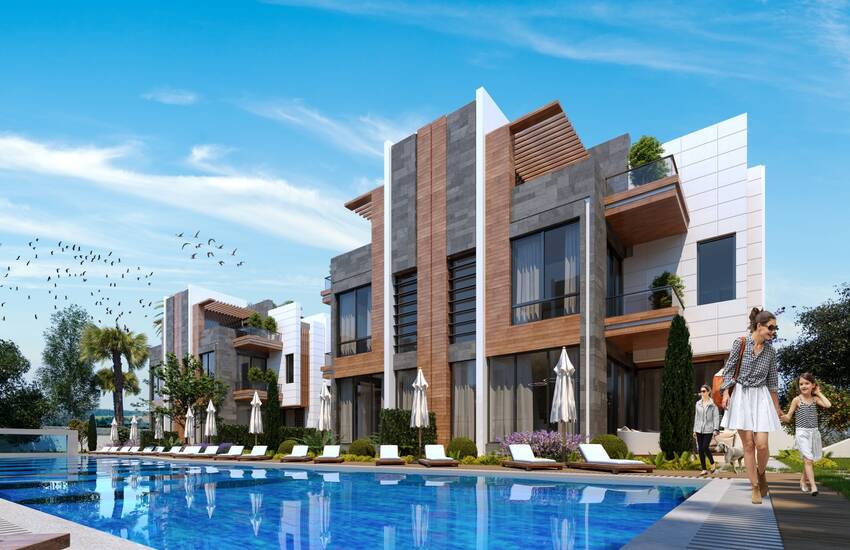 Villas Spacieuses Dans Quartier Paisible À Antalya Konyaaltı