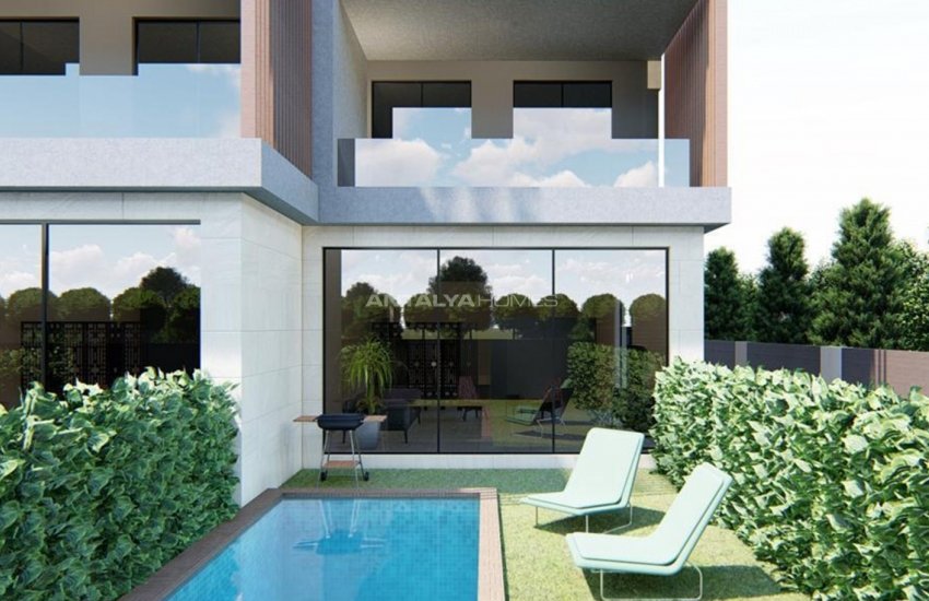 Excellent 3 Bedroom Villas with Parking Lots in Konyaaltı 6