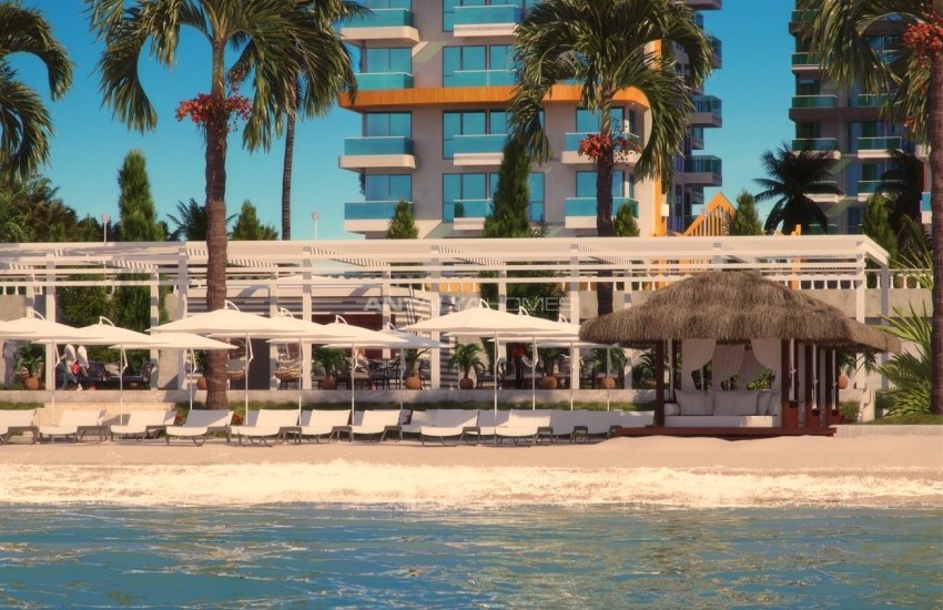 Элитная Недвижимость с Частным Пляжем в Алании, Махмутлар 13