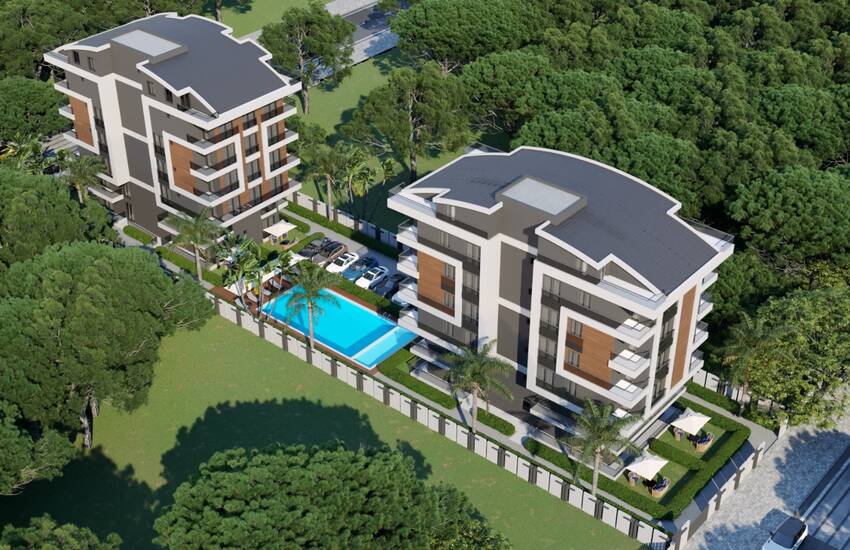 Appartements À Antalya En Zone D'investissement À Konyaaltı 1