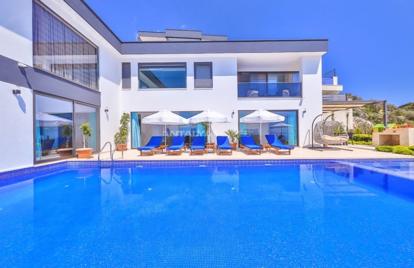 Spacious and Modern Villas with Panoramic Sea View in Kalkan 8